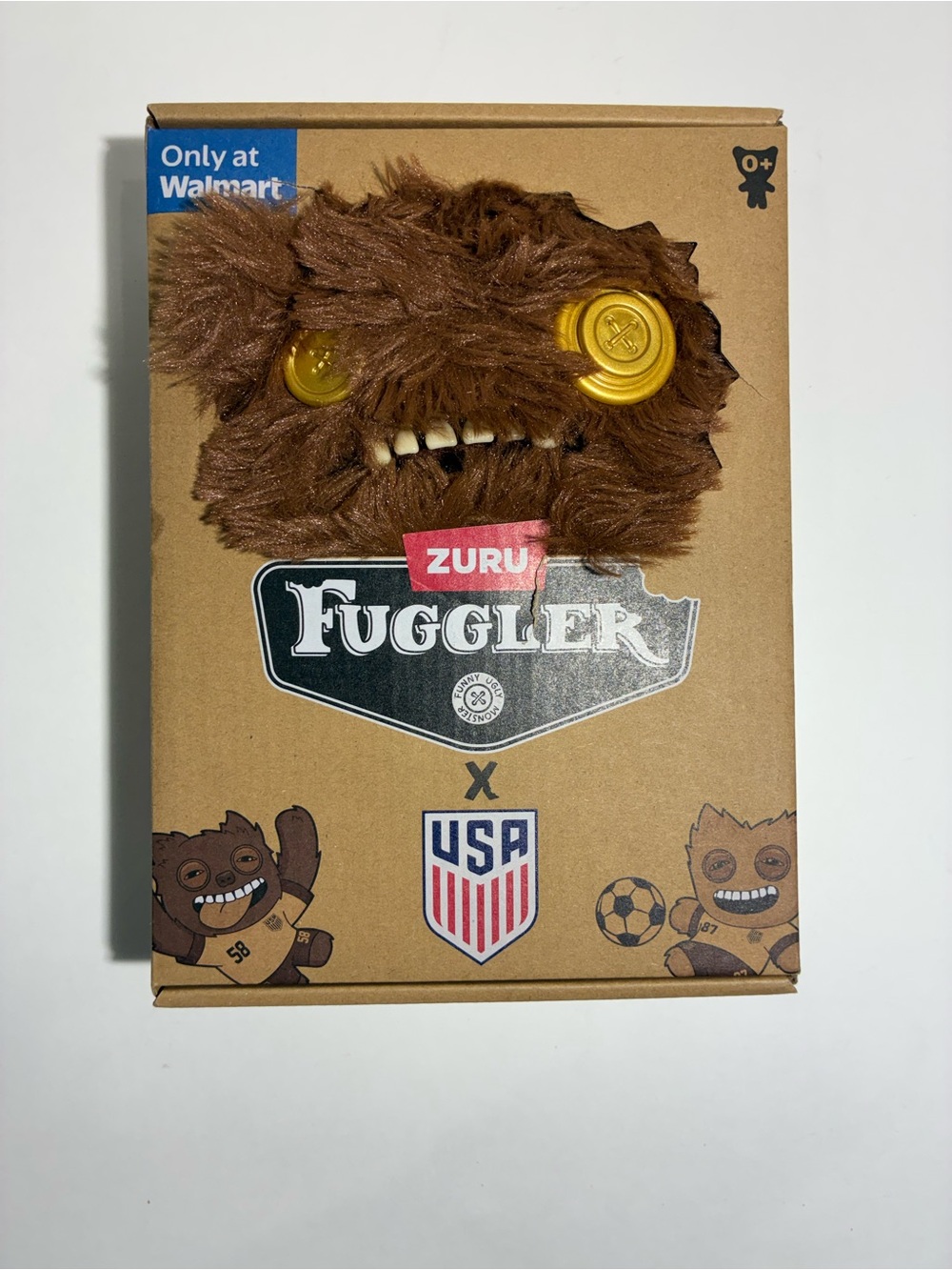 ZURU Fuggler Brown Plush Monster Toy - Brown
